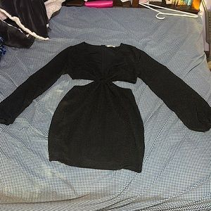 Black glittery dress. Size large.